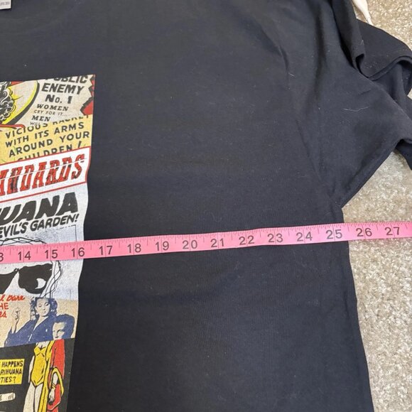 Hot Topic T Shirt Reefer Madness Graphic Comic Style Men's 2 XL Black - Picture 7 of 8